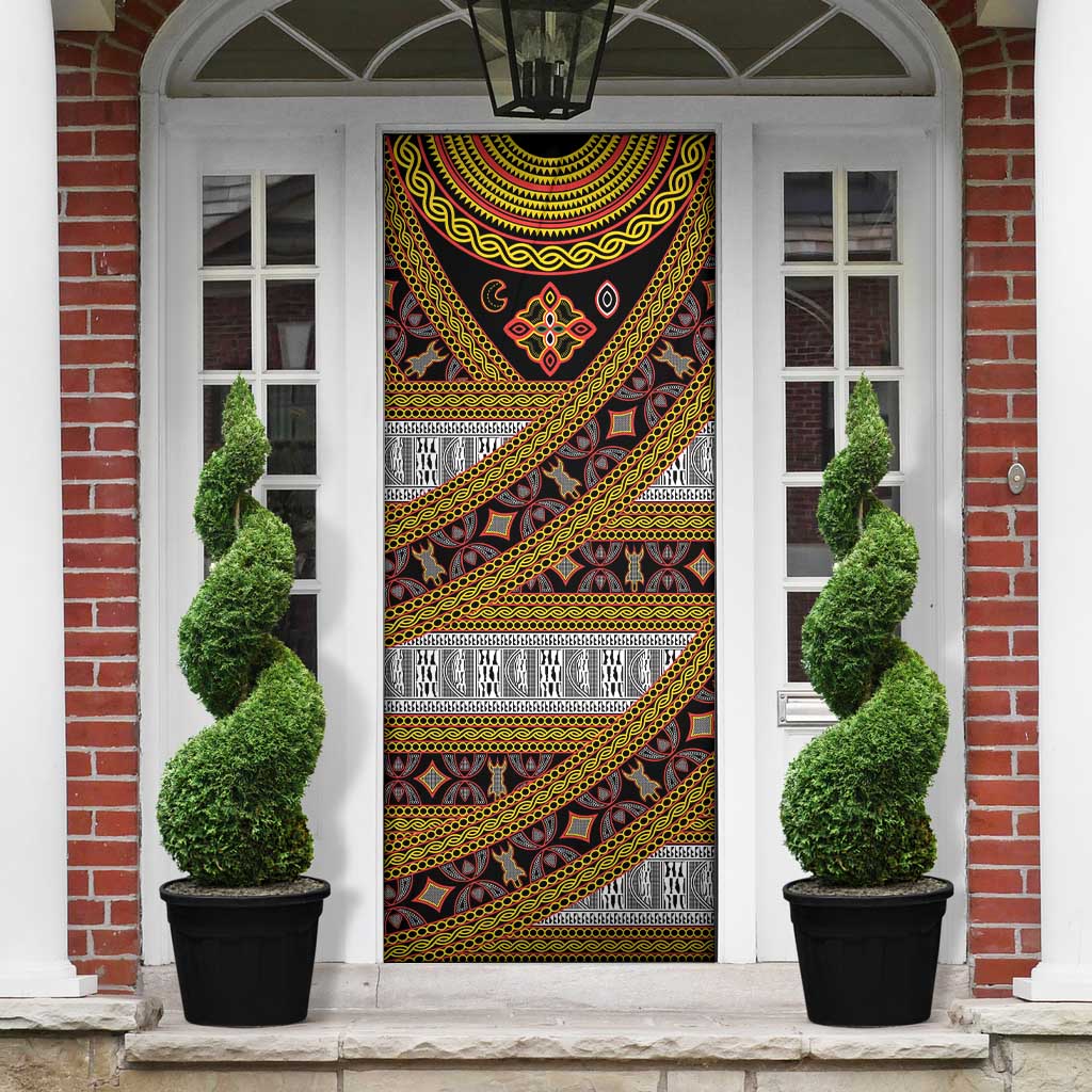 Cameroon Bamenda Toghu Inspired Door Cover Classic Motifs