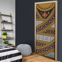 Cameroon Bamenda Toghu Inspired Door Cover Classic Motifs