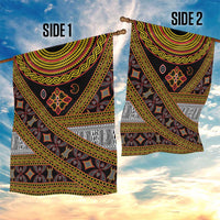 Cameroon Bamenda Toghu Inspired Garden Flag Classic Motifs