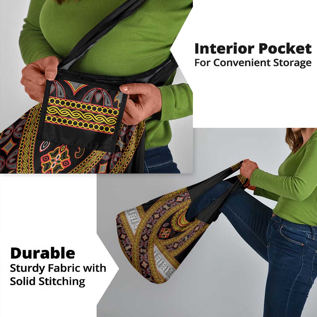 Cameroon Bamenda Toghu Inspired Grocery Bag Classic Motifs