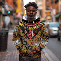 Cameroon Bamenda Toghu Inspired Hoodie Classic Motifs