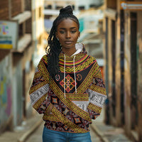 Cameroon Bamenda Toghu Inspired Hoodie Classic Motifs