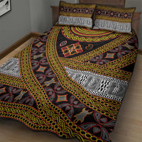 Cameroon Bamenda Toghu Inspired Quilt Bed Set Classic Motifs
