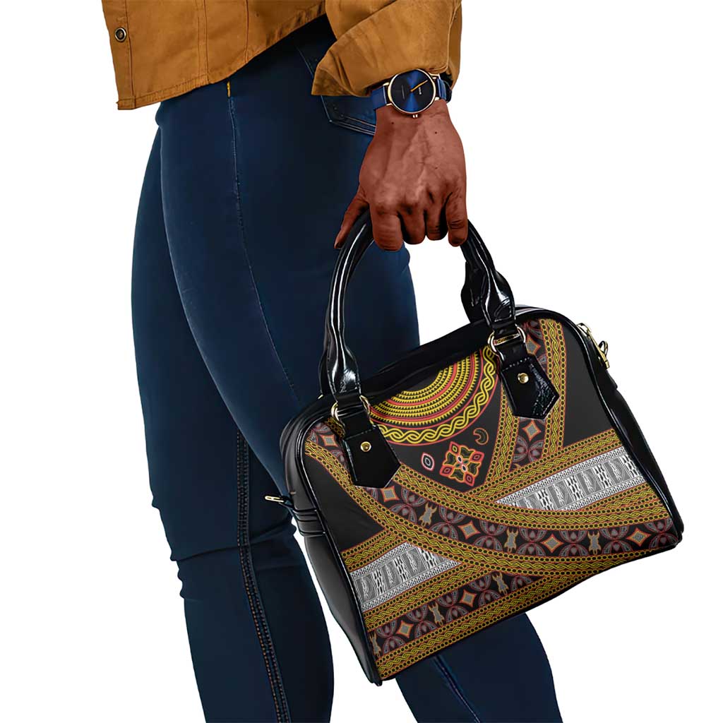 Cameroon Bamenda Toghu Inspired Shoulder Handbag Classic Motifs