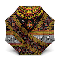 Cameroon Bamenda Toghu Inspired Umbrella Classic Motifs