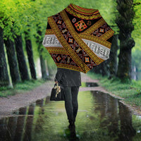 Cameroon Bamenda Toghu Inspired Umbrella Classic Motifs