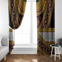 Cameroon Bamenda Toghu Inspired Window Curtain Classic Motifs