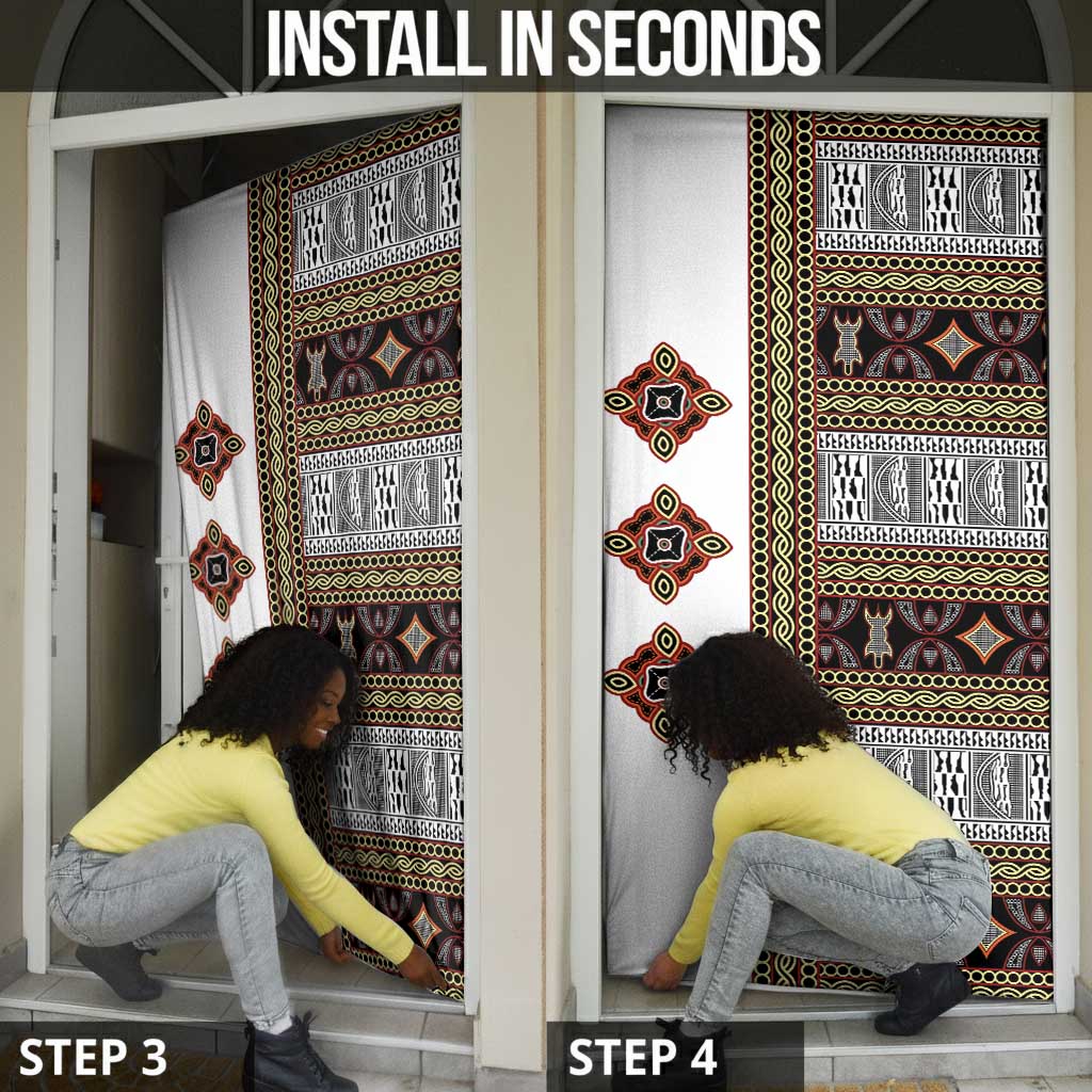 Cameroon Ndop Atoghu Inspired Door Cover
