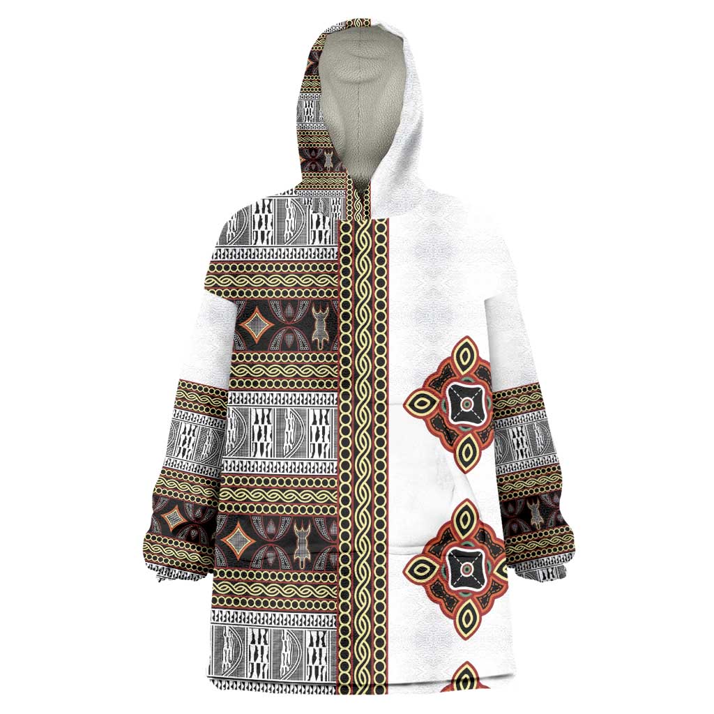 Cameroon Ndop Atoghu Inspired Kid Wearable Blanket Hoodie