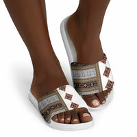 Cameroon Ndop Atoghu Inspired Slide Sandals