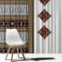 Cameroon Ndop Atoghu Inspired Window Curtain