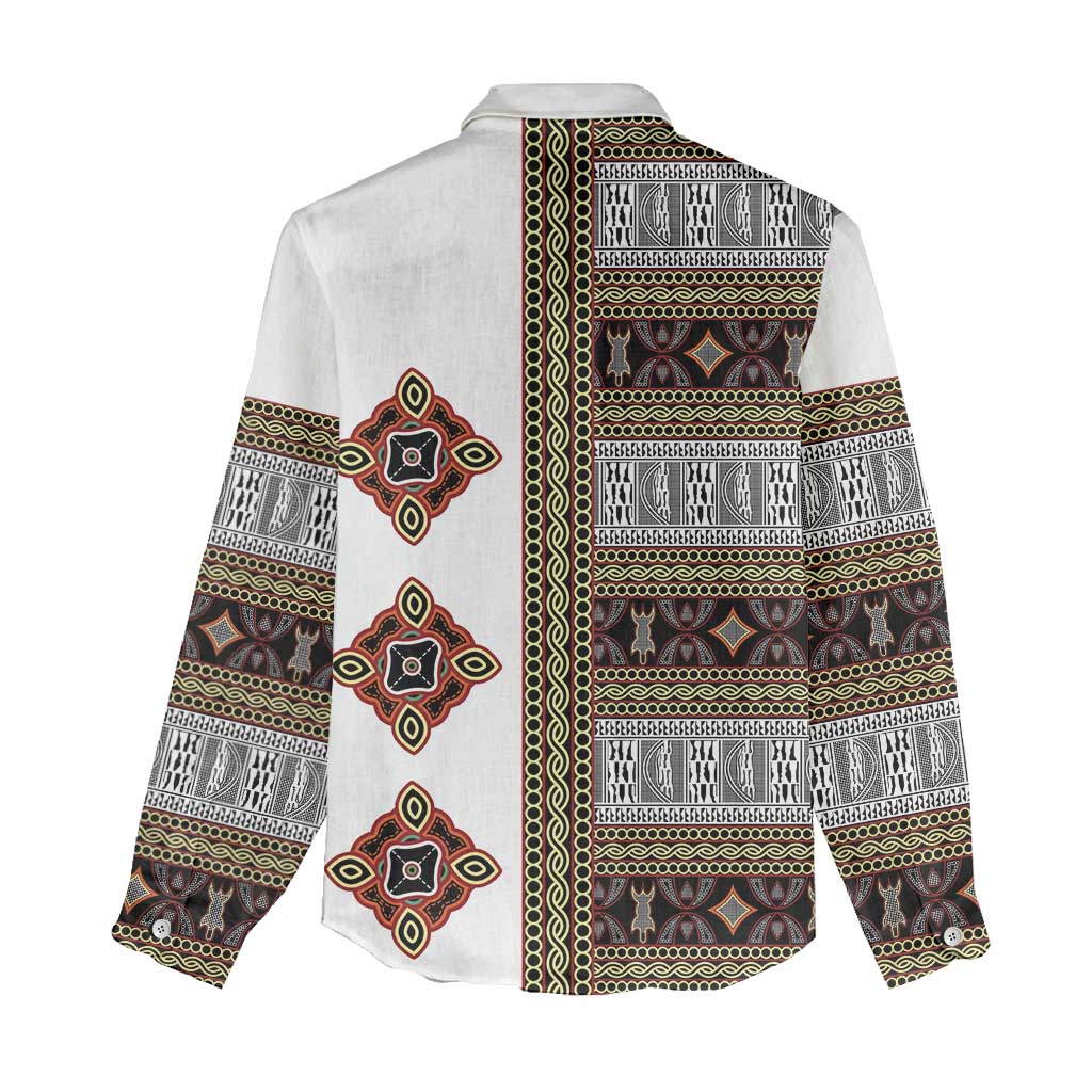 Cameroon Ndop Atoghu Inspired Women Casual Shirt