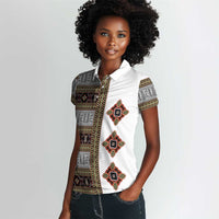 Cameroon Ndop Atoghu Inspired Women Polo Shirt