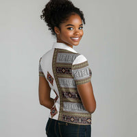 Cameroon Ndop Atoghu Inspired Women Polo Shirt