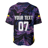 Personalised Colombia Football Baseball Jersey World Cup 2023 Cano Cristales River Style LT7 - Wonder Print Shop