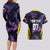 Personalised Colombia Football Couples Matching Long Sleeve Bodycon Dress and Hawaiian Shirt World Cup 2023 Cano Cristales River Style LT7 - Wonder Print Shop