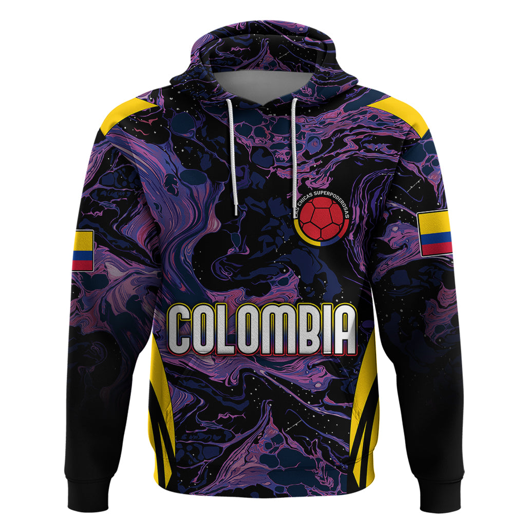personalised-colombia-football-hoodie-world-cup-2023-cano-cristales-river-style