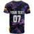 Personalised Colombia Football T Shirt World Cup 2023 Cano Cristales River Style - Wonder Print Shop