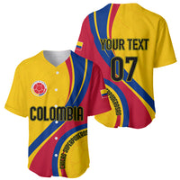 Personalised Colombia Football Baseball Jersey World Cup 2023 Chicas Superpoderosas LT7 - Wonder Print Shop