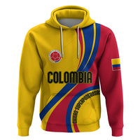 Personalised Colombia Football Hoodie World Cup 2023 Chicas Superpoderosas - Wonder Print Shop