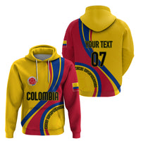Personalised Colombia Football Hoodie World Cup 2023 Chicas Superpoderosas - Wonder Print Shop