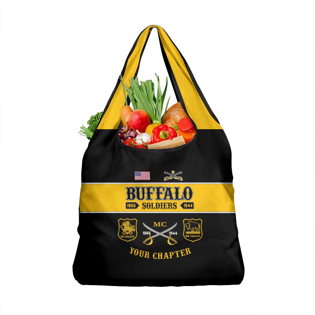 Personalised Buffalo Soldiers Grocery Bag History of Heroes