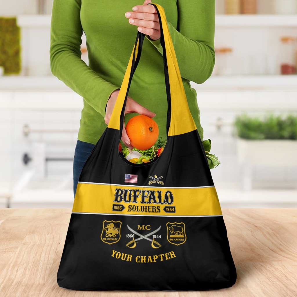 Personalised Buffalo Soldiers Grocery Bag History of Heroes