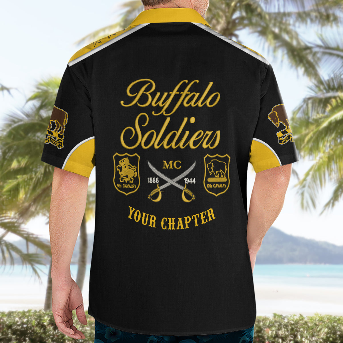Personalised Buffalo Soldiers Hawaiian Shirt History of Heroes - Wonder Print Shop
