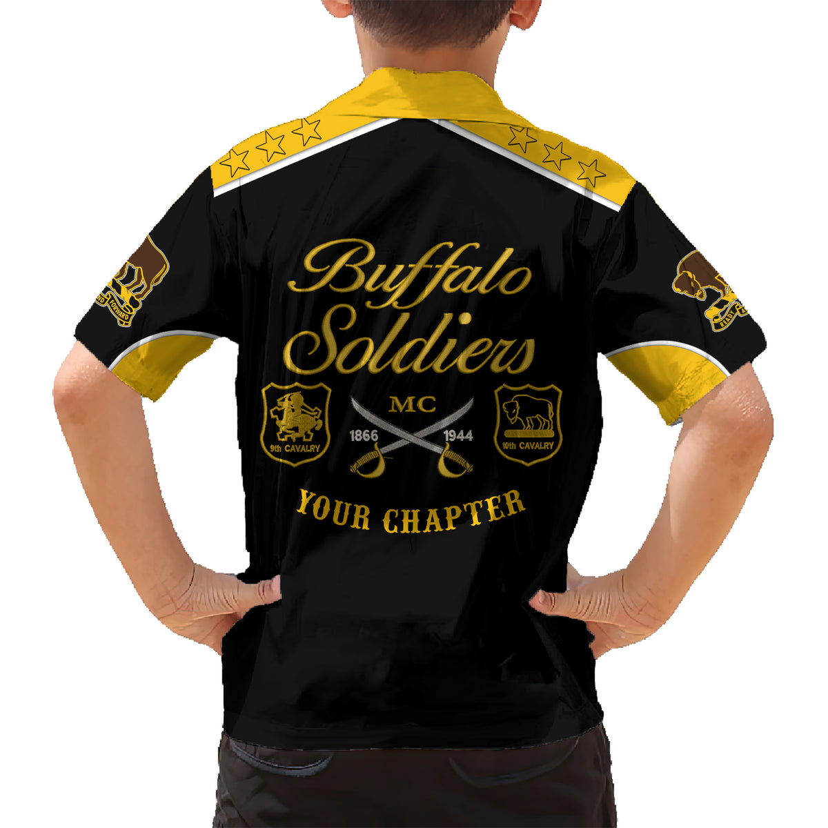 Personalised Buffalo Soldiers Hawaiian Shirt History of Heroes - Wonder Print Shop