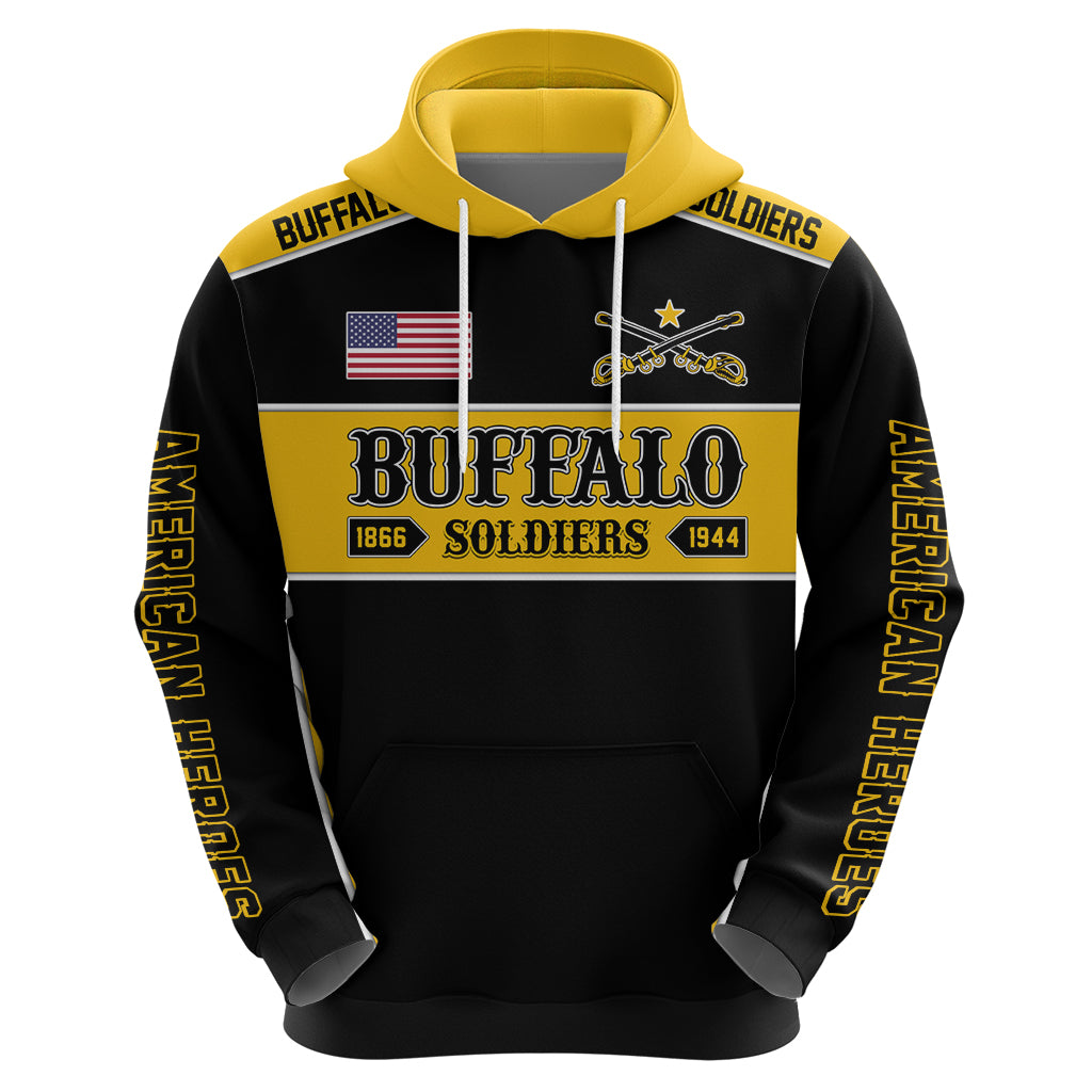 Personalised Buffalo Soldiers Hoodie History of Heroes - Wonder Print Shop