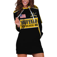 Personalised Buffalo Soldiers Hoodie Dress History of Heroes - Wonder Print Shop
