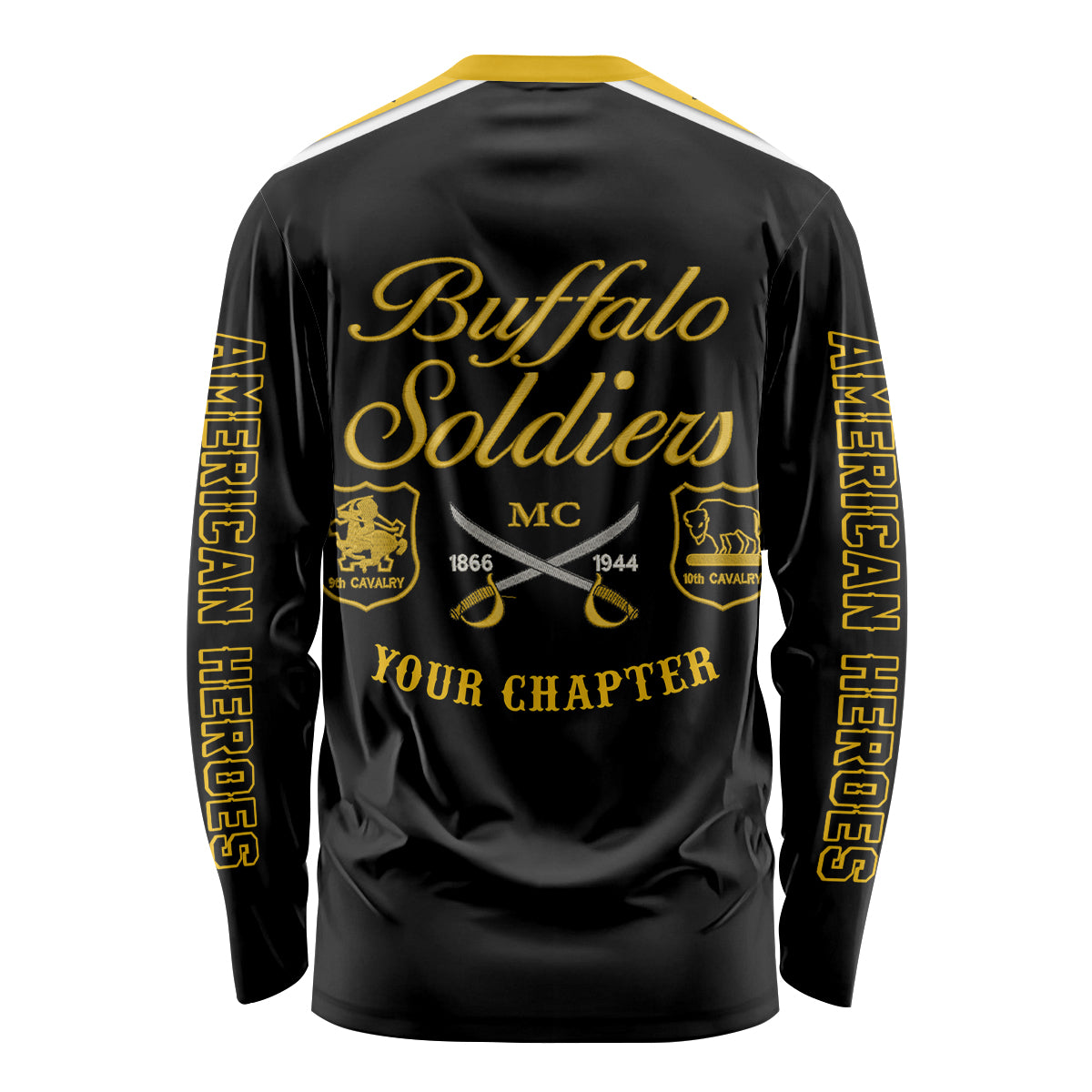Personalised Buffalo Soldiers Long Sleeve Shirt History of Heroes - Wonder Print Shop
