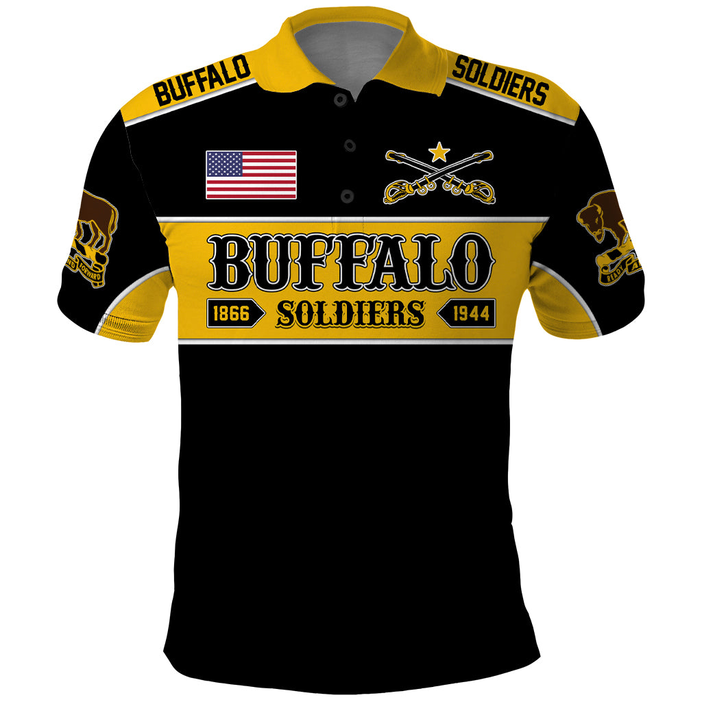 Personalised Buffalo Soldiers Polo Shirt History of Heroes - Wonder Print Shop