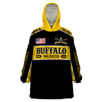Personalised Buffalo Soldiers Wearable Blanket Hoodie History of Heroes - Wonder Print Shop