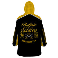 Personalised Buffalo Soldiers Wearable Blanket Hoodie History of Heroes - Wonder Print Shop