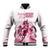Personalised Kentucky Horse Racing Baseball Jacket 151st Anniversary - Pink Out LT7