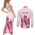 Personalised Kentucky Horse Racing Couples Matching Short Sleeve Bodycon Dress and Long Sleeve Button Shirt 151st Anniversary - Pink Out LT7