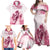 Personalised Kentucky Horse Racing Family Matching Off Shoulder Maxi Dress and Hawaiian Shirt 151st Anniversary - Pink Out LT7