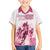 Personalised Kentucky Horse Racing Family Matching Off Shoulder Short Dress and Hawaiian Shirt 151st Anniversary - Pink Out LT7