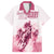 Personalised Kentucky Horse Racing Family Matching Puletasi and Hawaiian Shirt 151st Anniversary - Pink Out LT7