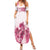 Personalised Kentucky Horse Racing Family Matching Summer Maxi Dress and Hawaiian Shirt 151st Anniversary - Pink Out LT7