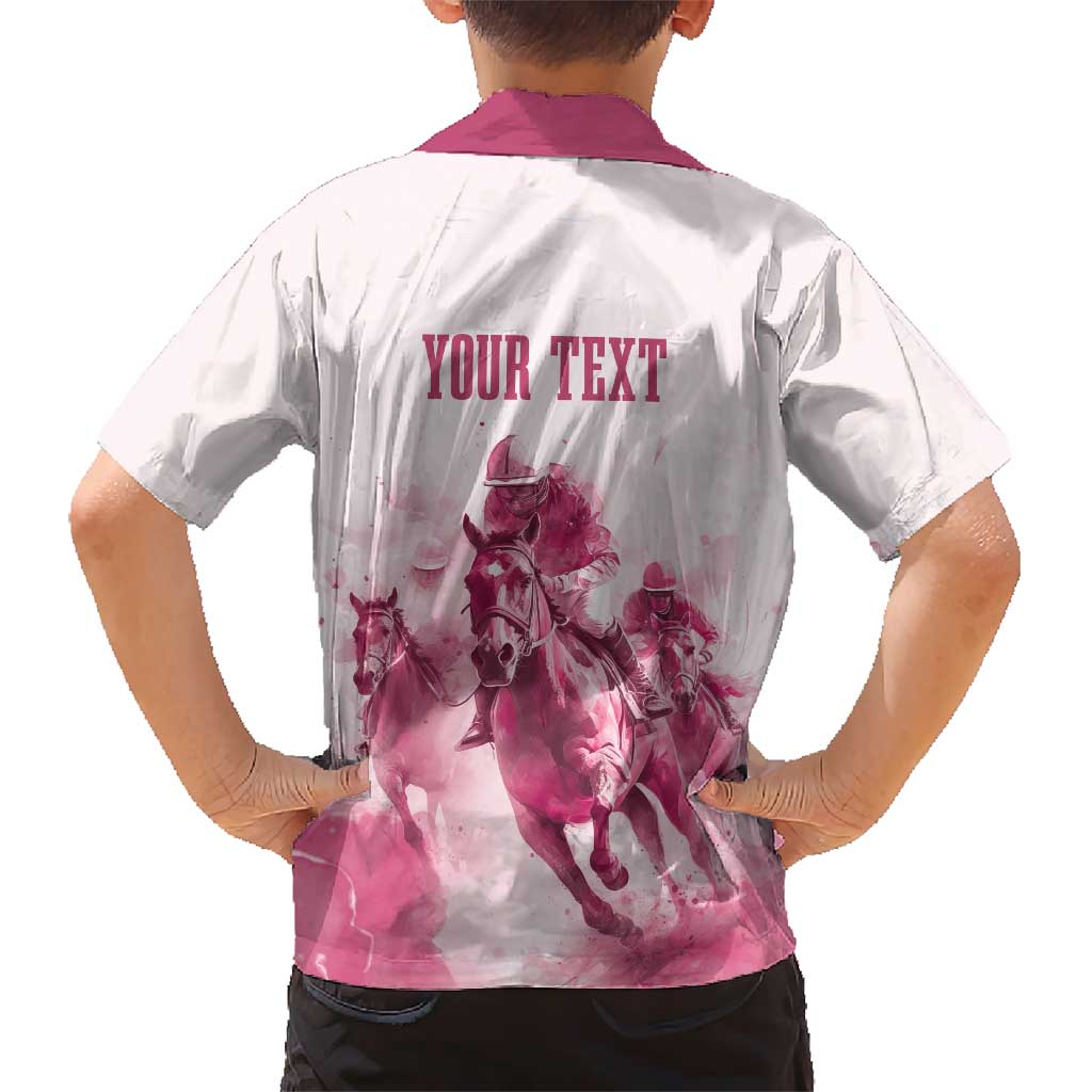 Personalised Kentucky Horse Racing Hawaiian Shirt 151st Anniversary - Pink Out LT7