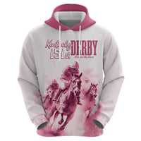 Personalised Kentucky Horse Racing Hoodie 151st Anniversary - Pink Out LT7