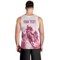 Personalised Kentucky Horse Racing Men Tank Top 151st Anniversary - Pink Out LT7