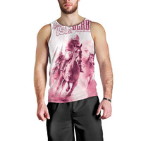 Personalised Kentucky Horse Racing Men Tank Top 151st Anniversary - Pink Out LT7