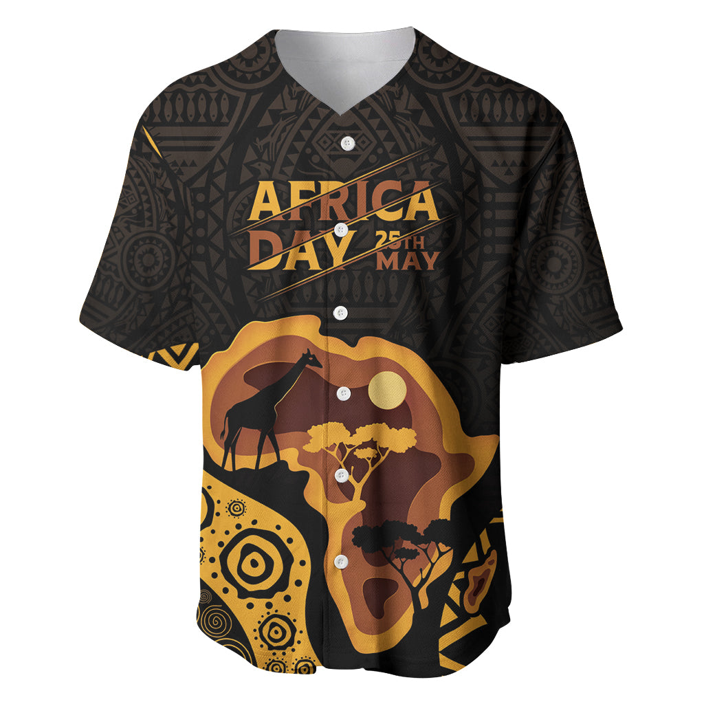 Africa Day Personalized Baseball Jersey Ethnic Retro Style LT7 - Wonder Print Shop