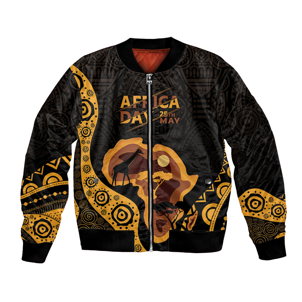 Africa Day Personalized Bomber Jacket Ethnic Retro Style LT7 - Wonder Print Shop