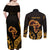 Africa Day Personalized Couples Matching Off Shoulder Maxi Dress and Long Sleeve Button Shirt Ethnic Retro Style LT7 - Wonder Print Shop