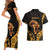 Africa Day Personalized Couples Matching Short Sleeve Bodycon Dress and Hawaiian Shirt Ethnic Retro Style LT7 - Wonder Print Shop