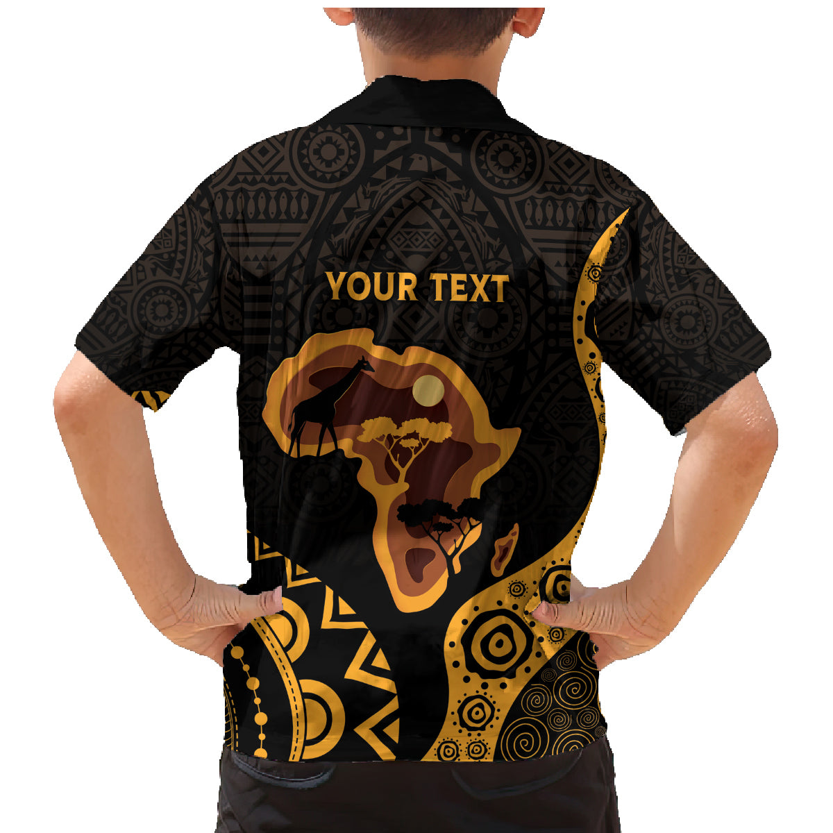 Africa Day Personalized Family Matching Mermaid Dress and Hawaiian Shirt Ethnic Retro Style LT7 - Wonder Print Shop